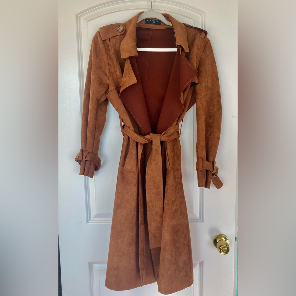 Few Moda New York Faux Suede Jacket